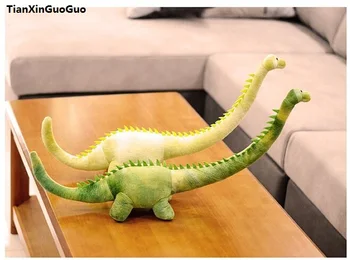 нов стил от около 70 см карикатура динозавър играчка плюшен динозавър с дълго гърло мека кукла играчка, подарък за рожден ден s1019