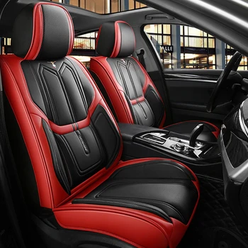 Универсални Калъфи за автомобилни Седалки от Изкуствена кожа, Седалка за Предните и Задните Седалки, Аксесоари, Подходящи за Mazda MX-5 Benz A-Class W169 Mitsubishi Pajero