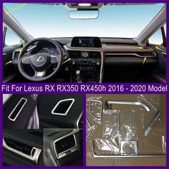 Арматурното табло, Климатик, Изход Ac отдушник Декоративна Рамка Капак Завърши Подходящ За Lexus RX RX350 RX450h 2016-2021 Детайли на Интериора