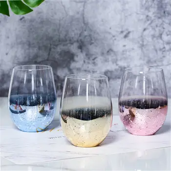 Instagram гореща разпродажба Ясна Звездна Стъклена Чаша Огнеупорни Напитка Една Чаша За Пиене Галванична звездна чаша