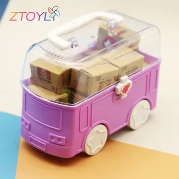Куклена Къща Миниатюрна Имитация На Количка За Съхранение На Пътна Мебели Модела Аксесоари За Детски Играчки, Подаръци