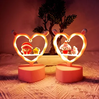 Sanrio Малка Нощна Светлина Аниме Здравей Kittys Kawaii My Melody Kuromi Спалня Настолна Кукла Настолни Лампи, Играчки За Момичета Коледни Подаръци