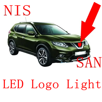 NIS 4D SAN Предни Задни Авто Led Лампа С Емблема, Авто Иконата, Лампа С Логото, през Деня Осветление, DRL, Безопасна Лампа, Маркер TIIDA X-TRAIL И Т.н