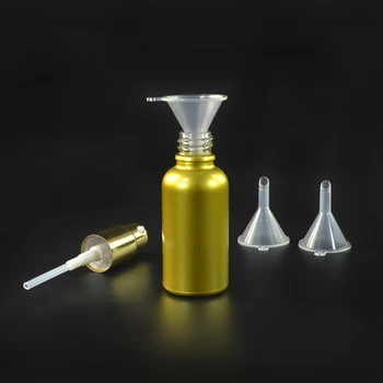 100шт * прозрачна пластмасова мини фуния за парфюми