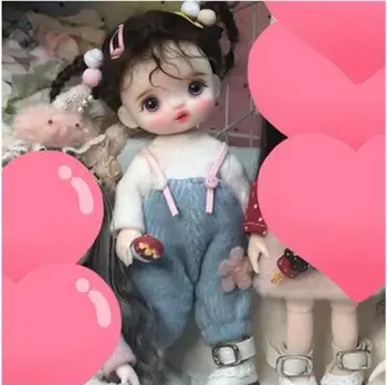 шарнирная кукла bjd мини кукла ръчно грим кукла за лице 17 см кукли се продават с дрехи