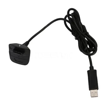 1,5 М USB кабел за зареждане захранващ Кабел Линия за Безжичен Контролер на Microsoft Xbox 360 Геймпад Аккумуляторное Зарядно Устройство