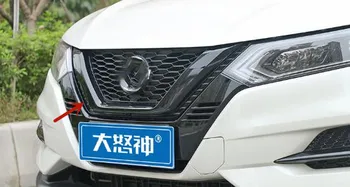 За Nissan QASHQAI 2019-2020 Висококачествена ABS Хромирана предна решетка U-образна декоративна рамка за защита на аксесоари за автомобили
