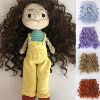 BJD Кукла Момиче Играчка Вязаная Кукла Перука Косата Синтетични Химически Влакна Завеса на Косата