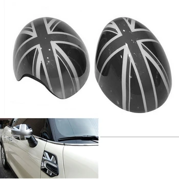 2 БР. Капачка Огледало за обратно виждане Външна Капачка за Обратно виждане За MINI Cooper F54 Clubman 5-Местен автомобил тип Хетчбек F57 2014-2019 Юниън Джак Стил