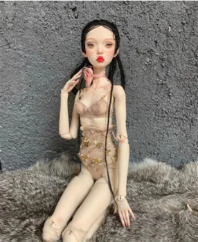 BJD кукла 1/4 popovie sisters Подарък за рождения ден на Висококачествени Шарнирные кукла, Играчка подарък Кукла Модел гол Колекция