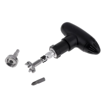 Инструмент за премахване на Шипове за обувки за голф С механизма на палеца с дръжка за ключове с 3 адаптери