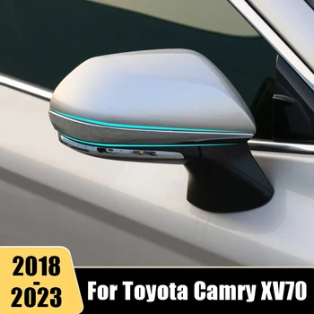 За Toyota Camry XV70 70 2018 2019 2020 2021 2022 2023 Огледало Странично на Вратата на Колата на Огледалото за Обратно виждане Тампон в Ивицата Делото Авто Аксесоари