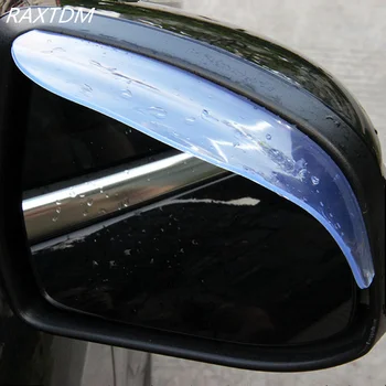 Автомобилен Стайлинг на Огледалото за Обратно виждане Дъжд Вежди Страничната Блясък на кутията етикети Калъф за Ford Fiesta Ecosport Focus MK2 MK3 MK4 Escape, Kuga