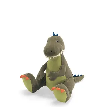Тиранозавър рекс REX Динозавър Дракон Мек Плюшен Играчка за Деца Карикатура на Животните Динозавър Детски Гушкане Кукла Възглавница за Сън - Голям, 32 см