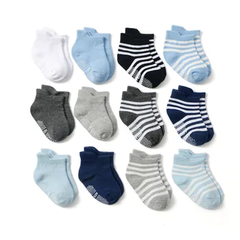 Чорапи за малки момчета и момичета на 1-3 години, чорапи за малки момчета, Детски чорапи, 12 двойки/ лот