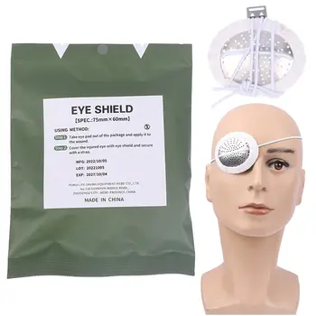 Защитно фолио за очите от алуминиева сплав, надеваемая на повреден или постоперативни очите за защита на очите Покритие за очна хирургия Дышащее