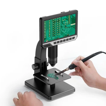 Биологичен Сканиращ Електронен HD Увеличение на Микроскопа Помещение Инструмент за Бижута С Диаманти 2000X Обектив USB Цифров Електрически Микроскоп