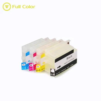 Пълноцветен многократна употреба взаимозаменяеми касета с чип автоматично нулиране arc 932 933 932xl за принтер hp 7110 7610 7612 6100 6600 6700