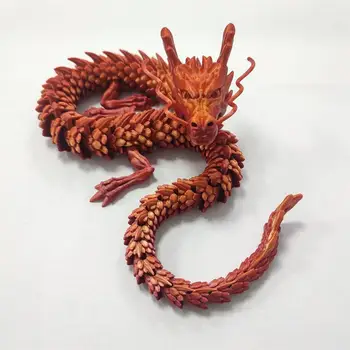 3D печат китайски дракон съвместна дейност декорация на дома украса на работния плот творчески аквариум пейзаж начало декор