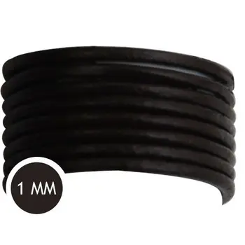 Книга въже обработват кабел цвят тъмно кафе 50M/Ролка кръгла кожена за производството на Аксесоари