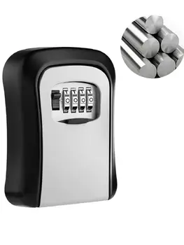Стенен сейф за ключове, Защитен От Атмосферни влияния, № 4, Комбиниран Заключване За съхранение на ключове, Кутия за ключове от парола, кутия за ключове с блокировка