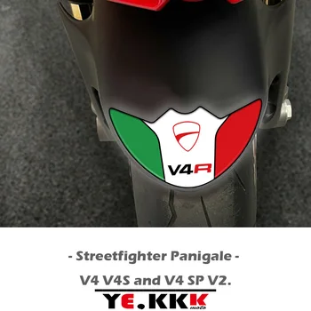За Ducati Streetfighter Panigale V4SP V4 V4R V4S V2 Защита на Крилете 3D Стерео Италия Стикер, Стикер С Логото на DUCATI