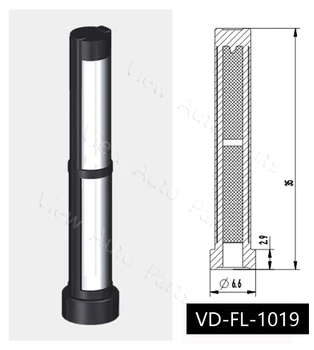 100шт Горивния Инжектор Филтър От неръждаема стомана мрежест филтър на Едро горната подаване на mpi авточасти Размер 35*6.6*2.9 мм VD-FL-1019