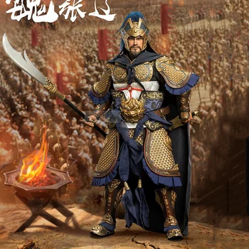 Арт студио FZ × HAOYUTOYS 1/6 Легенда за Героите - Пет Велики Генерали на Джан да Направите Джан Вэньюань Мъжка фигурка на Войник