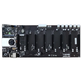 БТК-D1800 дънна Платка за майнинга, набор от процесори, разтегателен порт, 8 слотове графичен процесор за паметта DDR3 8 x PCIE16X SATA3.0 mSATA2.0 55 мм Директен доставка
