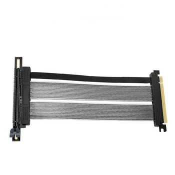 Полноскоростной PCIE 4.0 16x Странично Кабел Удължител за графична карта PCI Express Такса Разширяване на GPU Странично Защитен Разклонител