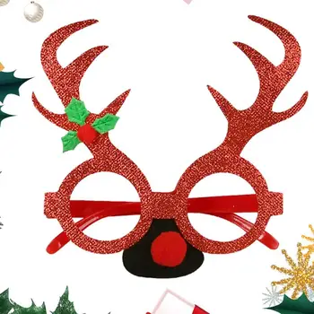 Коледно Парти Полза Очила Творчески Коледна Украса Очила За Възрастни И Деца, Подарък От Дядо Коледа, Снежен Човек Точки За Коледен Декор